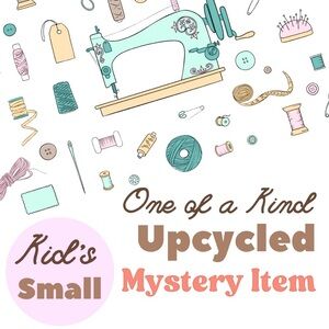 Mystery Box One of a Kind Upcycled Item Kids Small 6 / 6X Boys Girls Unique Fun